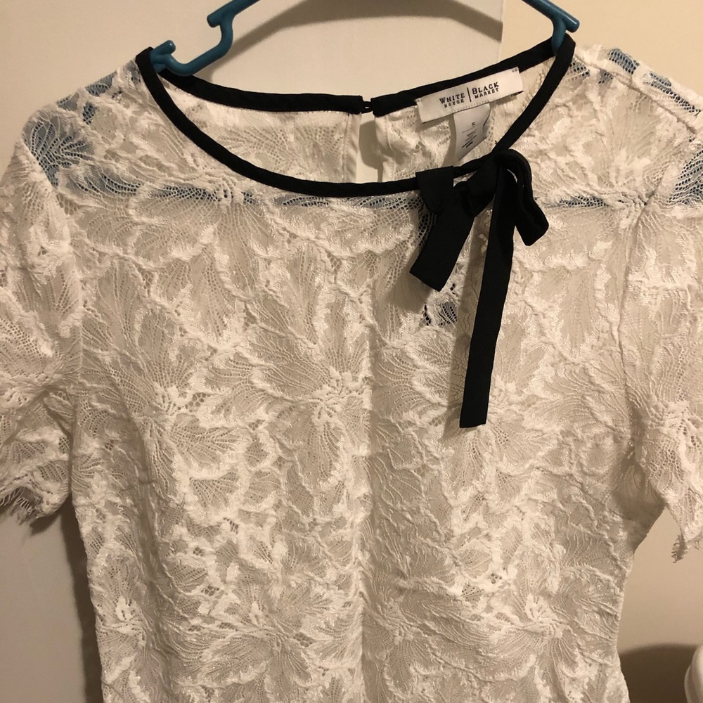 White House Black market sheer top